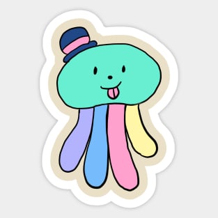 Jolly the Jellyfish Sticker